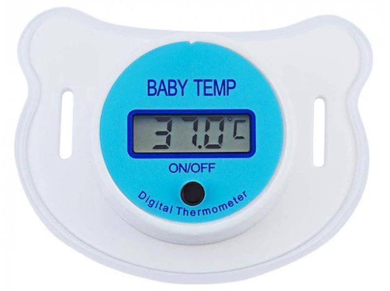 Дитяча соска - термометр BABY TEMP Пустушка для вимірювання температури немовляти 52090/19 фото