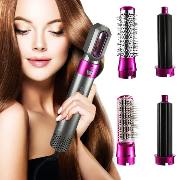 Інноваційний фен з професійними функціями HAIR BRUSH 5 в 1 ∙ Мультистайлер із регульованою температурою ∙ Іонізація 55535/00 фото